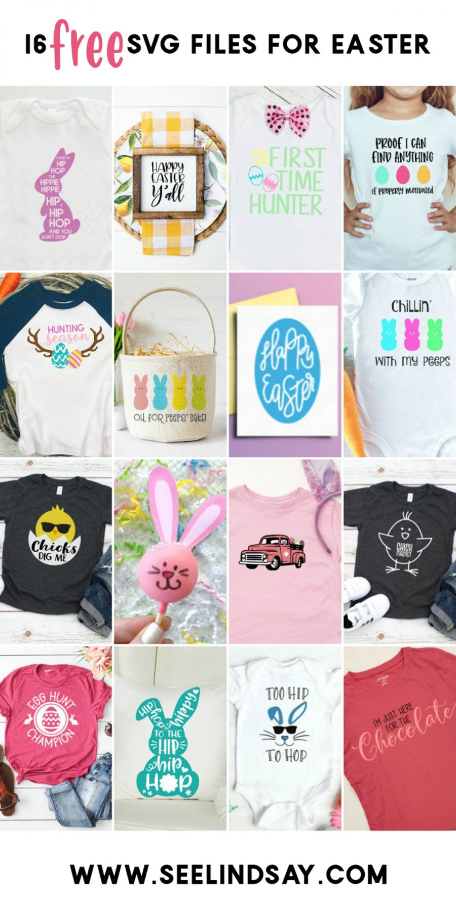 Download Easy Diy Toddler Easter Shirt And 15 More Free Svg Files Seelindsay