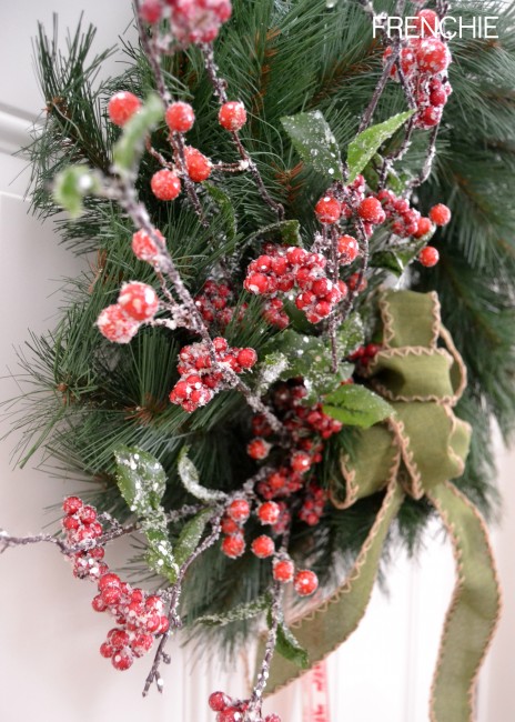 Make a Christmas Wreath in less than 20  minutes on seelindsay.com #craftlightning