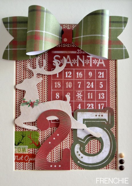 Create an easy and inexpensive neighbor gift using #mymindseye #sleighbells and an #ikea frame on seelindsay.com