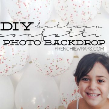 Create this EPIC balloon photo backdrop for any party, celebration or holiday with added sparkle and sequins. Super easy and only on seelindsay.com