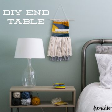 DIY this easy Hairpin Leg End Table using Ryobi Tools, only on seelindsay.com