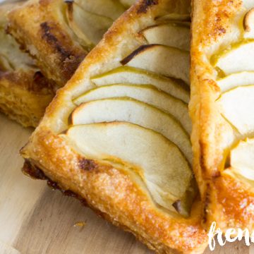 Make these delicious and simple French Apple Tarts with only 5 minutes of prep time. Such a wonderful recipe and a must try. Get the recipe and many others on seelindsay.com