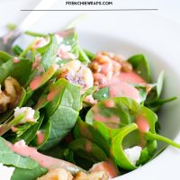 spinach salad with strawberry vinaigrette