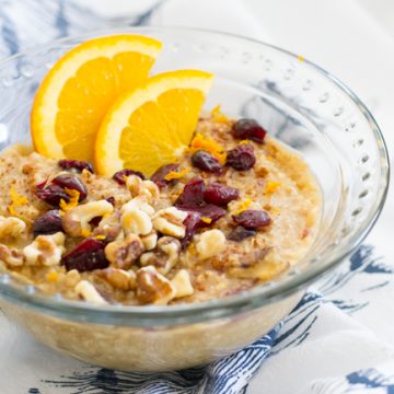 Make a delicious seasonal recipe with this Wassail inspired Oatmeal. Perfect for cold mornings and all year round.