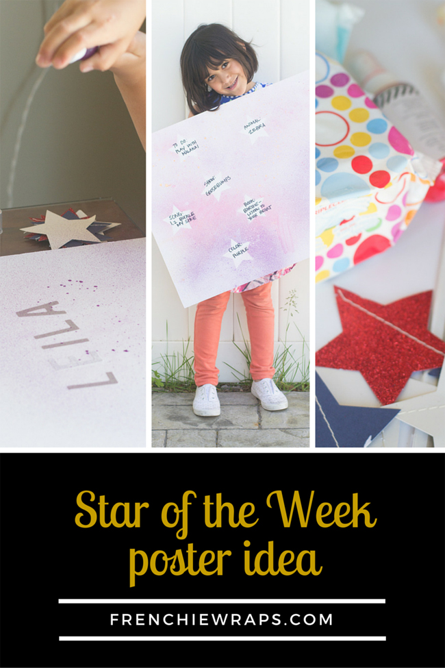 Is your child Star of the Week? Grab this creative and easy poster idea.