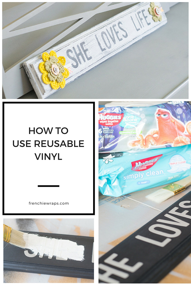 Ever wonder how to use reusable vinyl and get it cleaned? Look no further. 