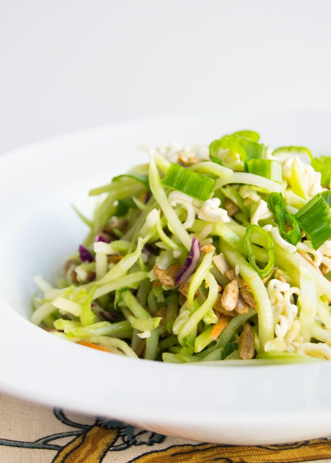 Make this yummy broccoli slaw salad for parties. Such a delicious recipe and so easy.