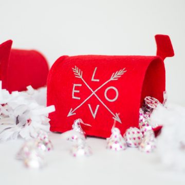 Create these DIY Valentine's Day Mailboxes. Such a fun and easy Valentine's craft.