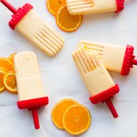 Make your very own homemade creamsicles. So delicious and only 4 ingredients!