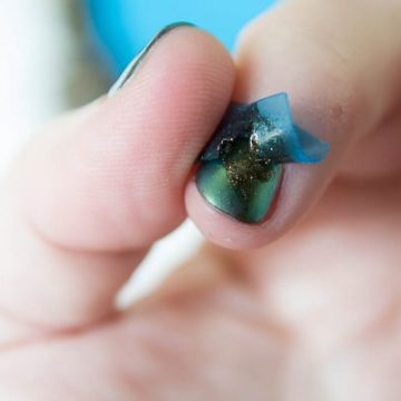 Create these DIY nail decals using your Cricut Explore. #nailart #cricut #cricutmade