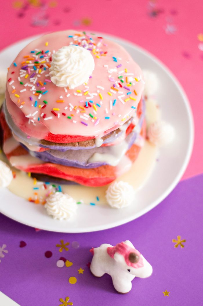 unicorn pancakes