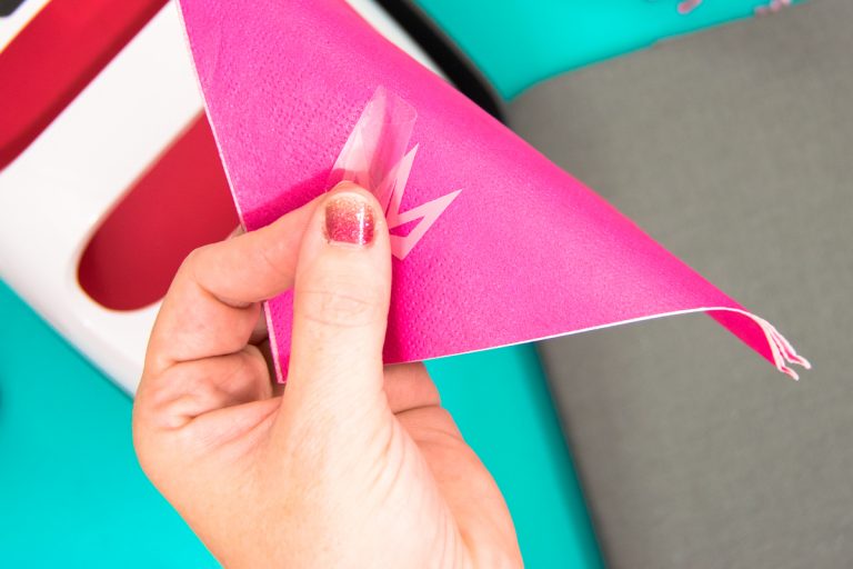 DIY Custom Printed Napkins Cricut EasyPress 2 seeLINDSAY