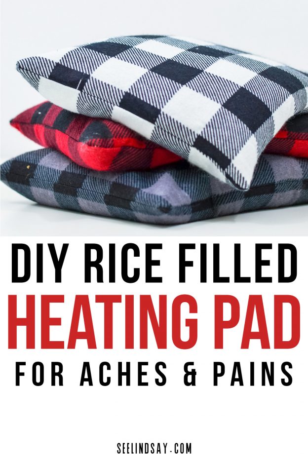 Easy-To-Make Rice Heating Pad with Instructions- seeLINDSAY