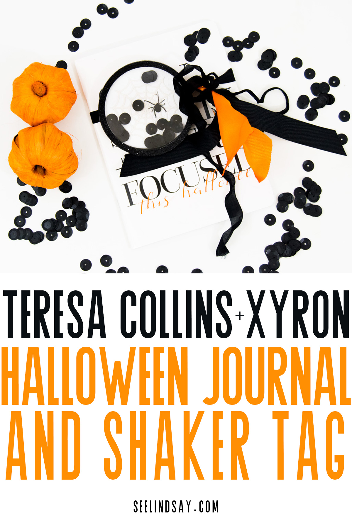 teresa collins notebook decorated for halloween