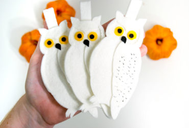 DIY Felt Hedwig for your Harry Potter Christmas Tree