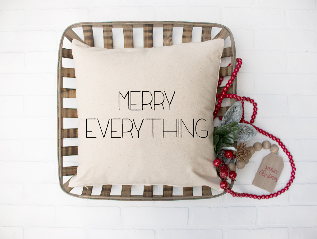 Download The Cutest Christmas Farmhouse Pillow Seelindsay