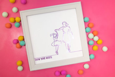 International Women’s Day Craft | Easy Reverse Canvas
