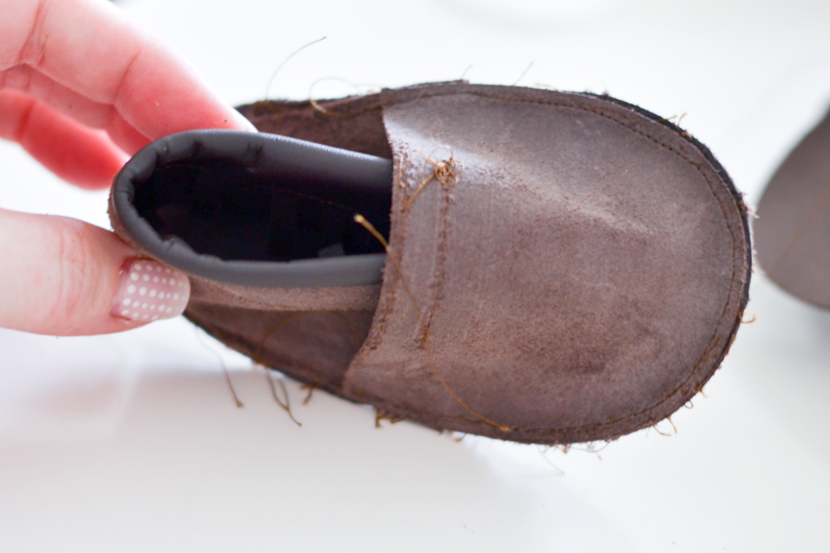 diy baby shoe