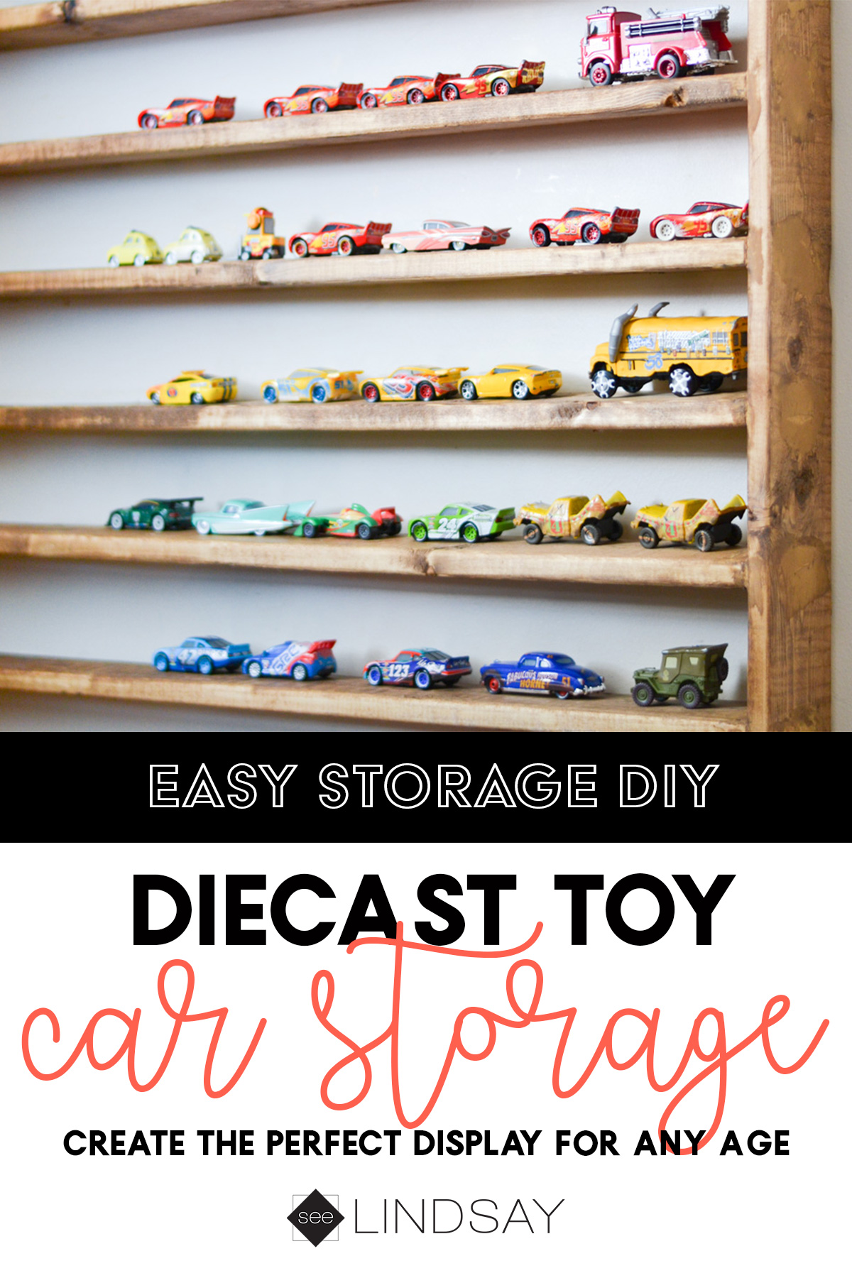 diy matchbox car storage