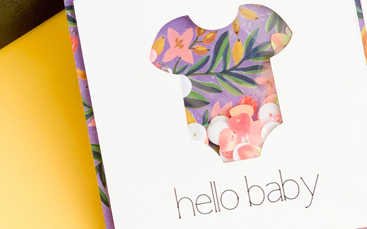 Download Handmade Baby Shower Card Using Your Cricut Xyron Seelindsay