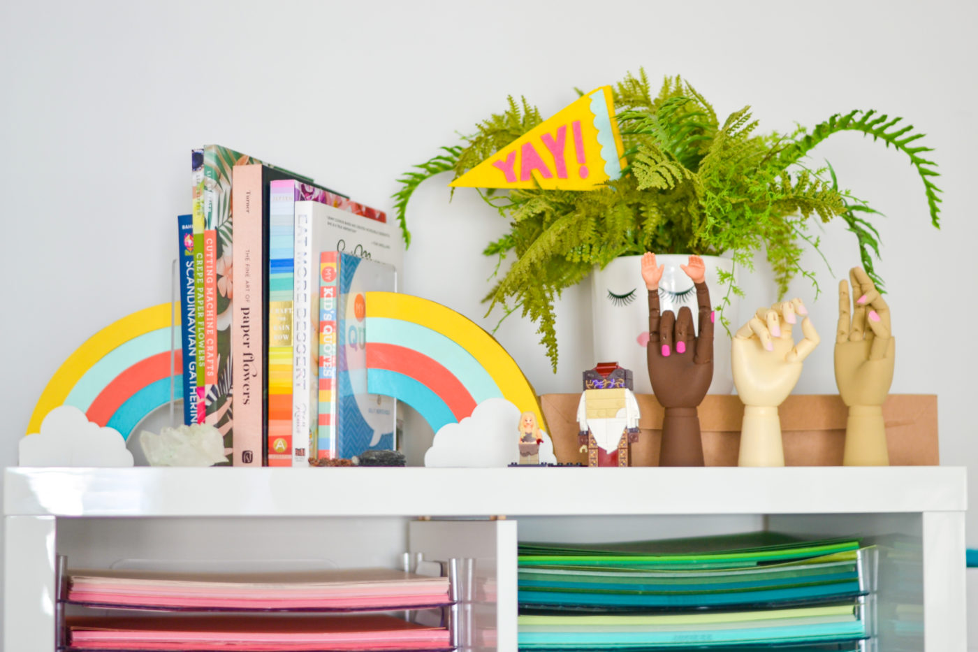 Rainbow Bookends