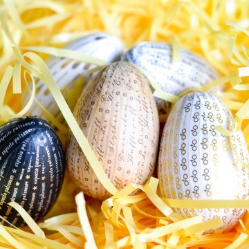 Washi Tape Easter Eggs
