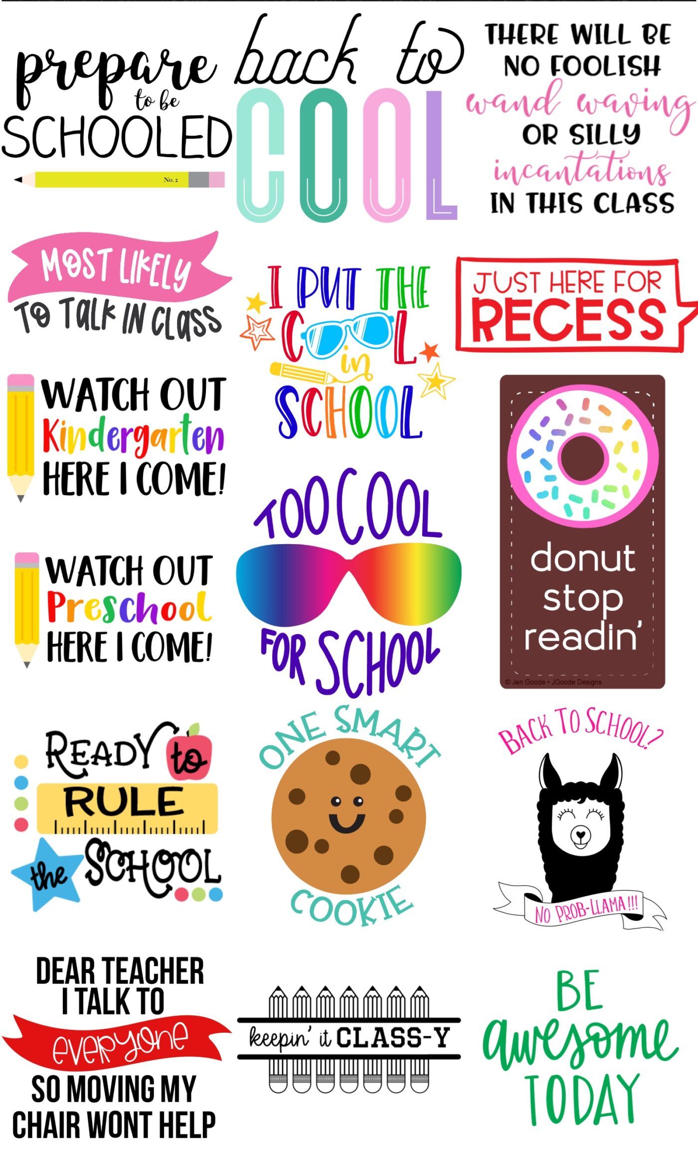 back to school svg files
