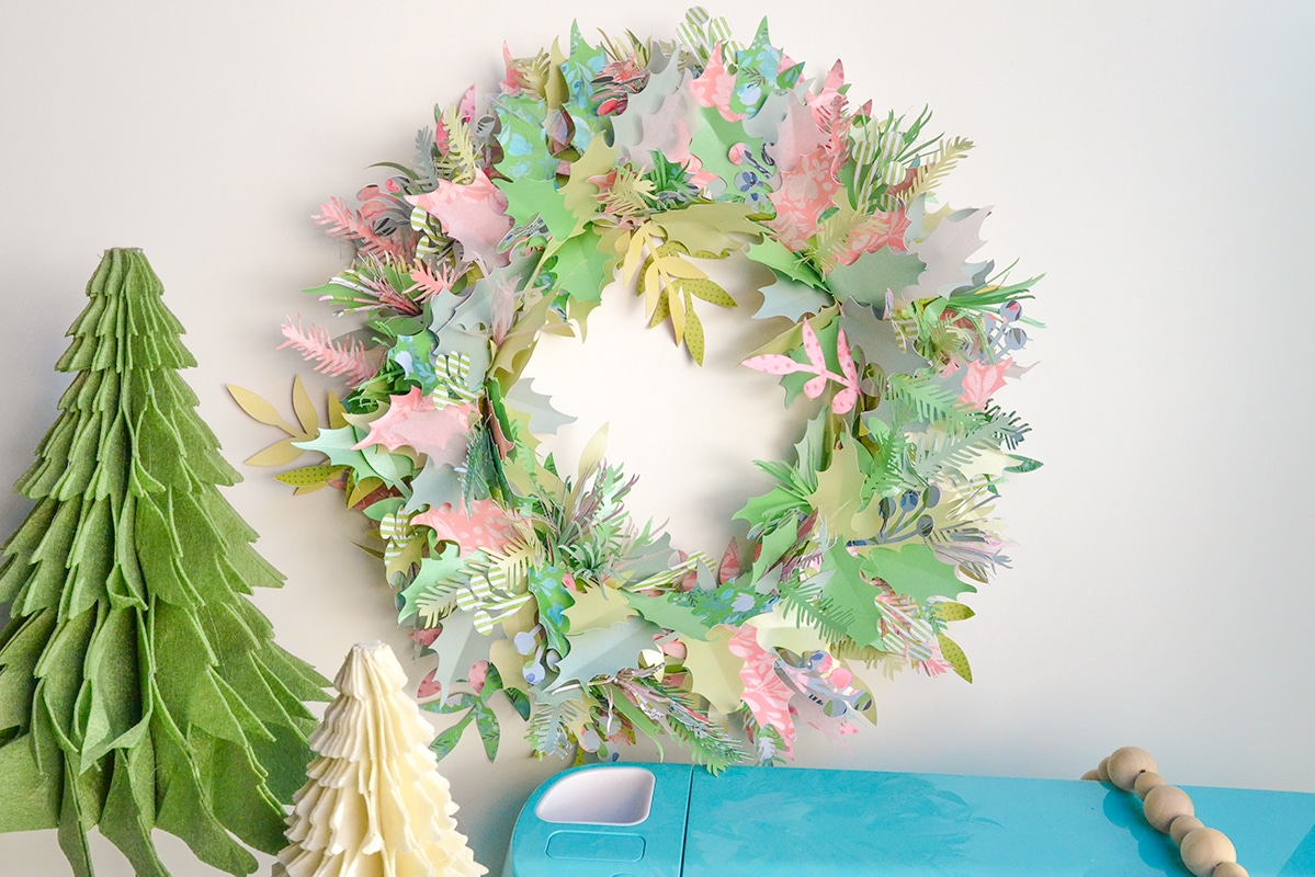 Paper Wreath for Christmas 