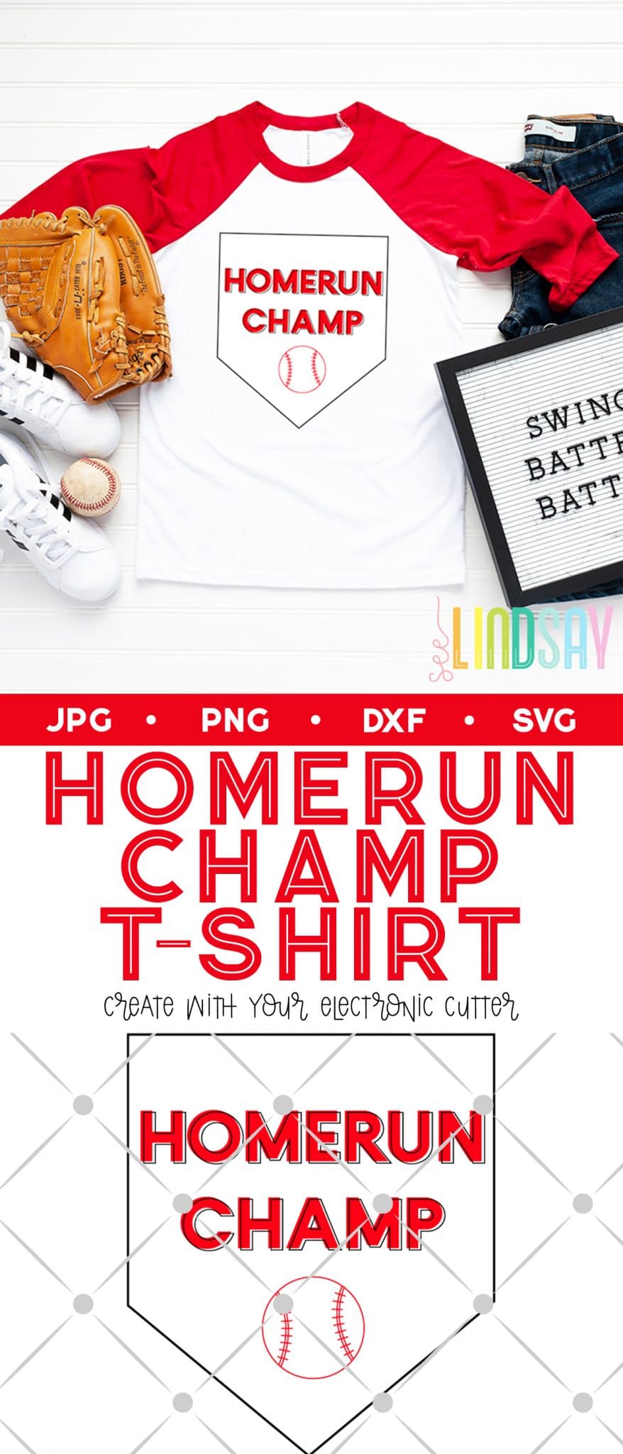 Download Free Baseball Svg Files Homerun Champ Shirt Seelindsay