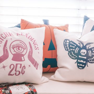 diy halloween pillows
