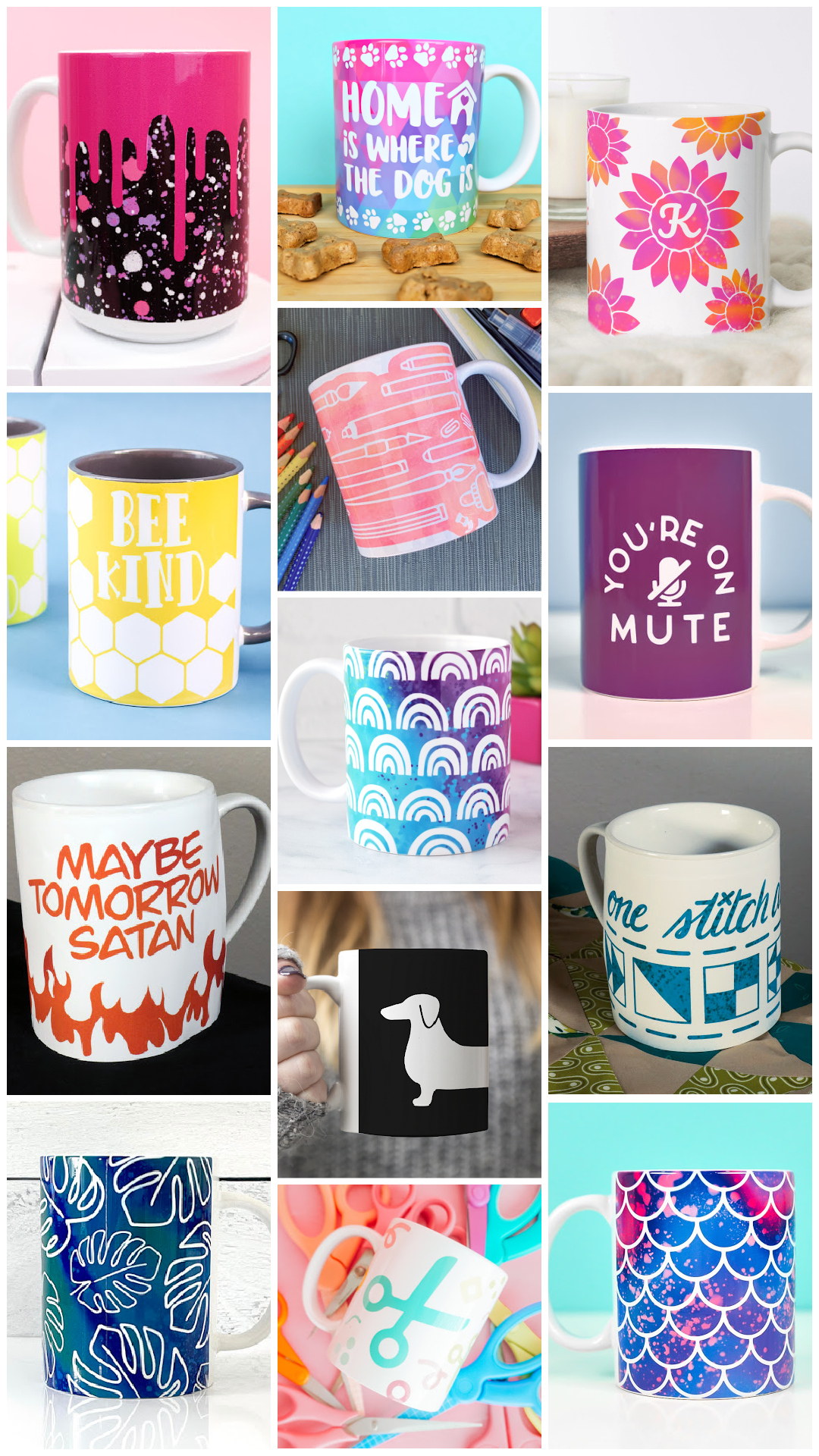 cricut mug press wrap designs