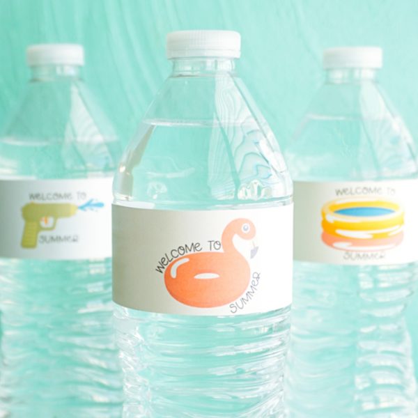 Welcome to Summer Water Bottle Labels